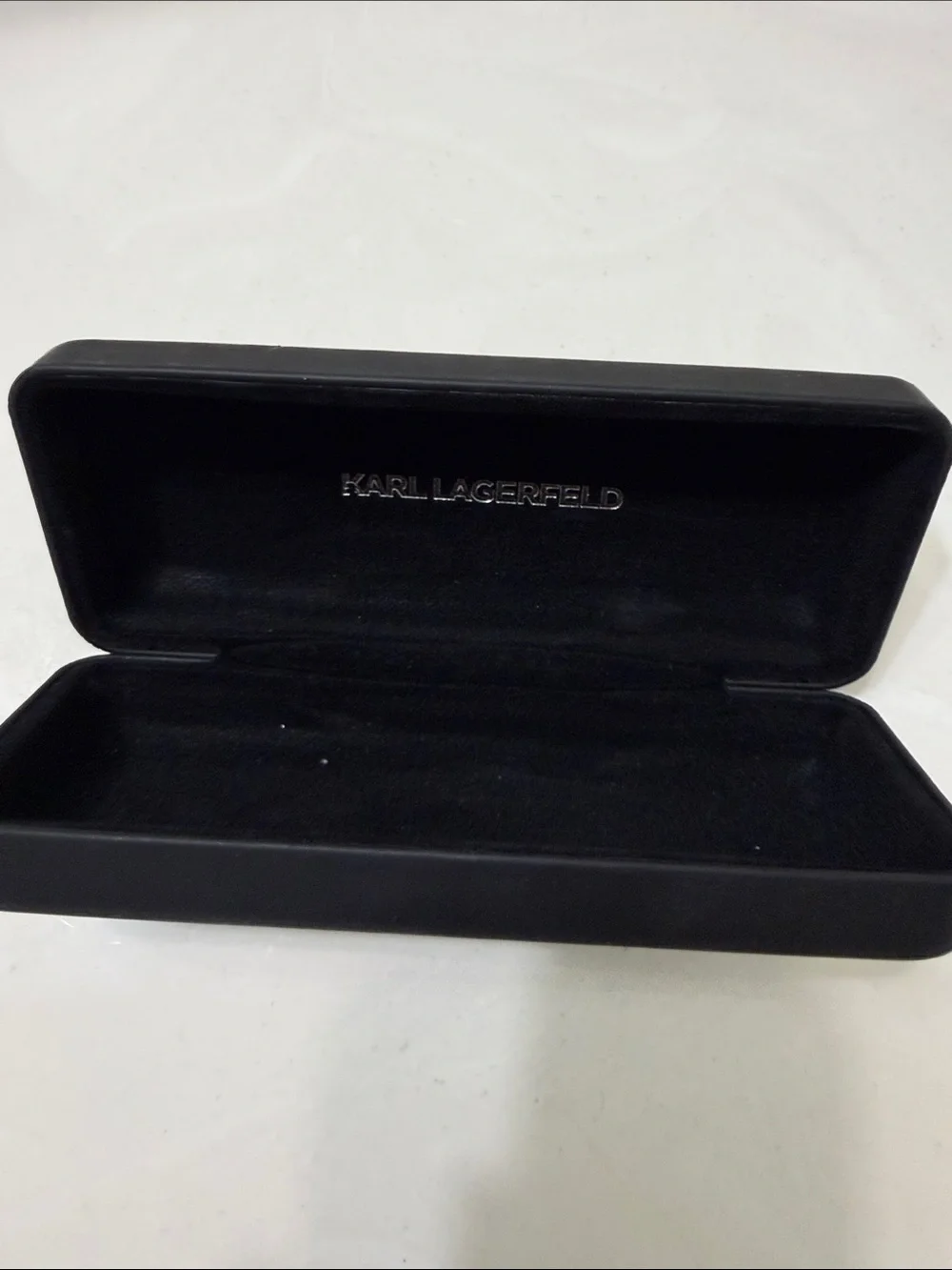 Karl Lagerfeld Black Hard Eyewear Case